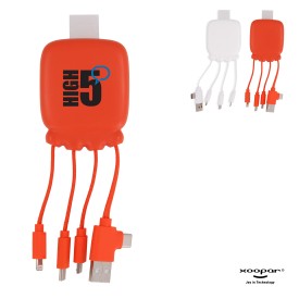 Xoopar Octopus Gamma 2 powerbank - 3.000mAh - multilaadkabel