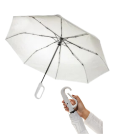 Paraplu rPET met karabijn hendel - Ø 97 cm - automaat - AWARE™