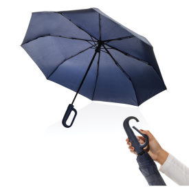 Paraplu rPET met karabijn hendel - Ø 97 cm - automaat - AWARE™