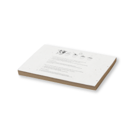 Zomek memoblok - 10 x 7.5 cm - 50 plakbriefjes - zaadpapier