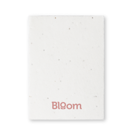 Zomek memoblok - 10 x 7.5 cm - 50 plakbriefjes - zaadpapier