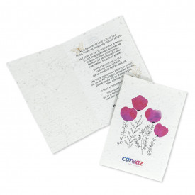 Zaadpapier A6 Briefkaart-Wit