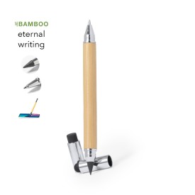 Zack potlood/pen - bamboe - oneindige punt - in katoenen zakje