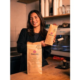 Zakje koffiebonen - 250 gram - blond roast - eigen logo