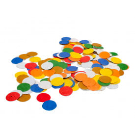 Zakje zaadpapier confetti-Wit
