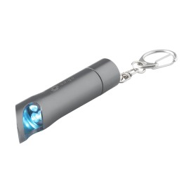 Zaklamp - aluminium - fles opener - sleutelhanger met karabijnhaak-Nordic blue
