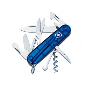 Zakmes, Victorinox, Climber-Transparant blauw