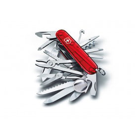 Zakmes, Victorinox, SwissChamp-Transparant rood