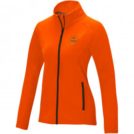 Zelus dames fleece jas-Oranje
