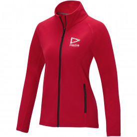 Zelus dames fleece jas-Rood