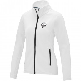 Zelus dames fleece jas-Wit