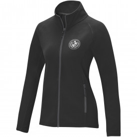 Zelus dames fleece jas-Zwart
