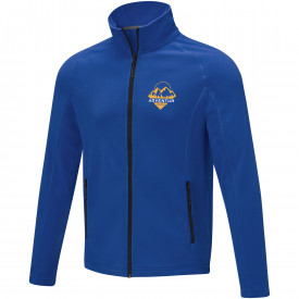 Zelus heren fleece jas-Blauw