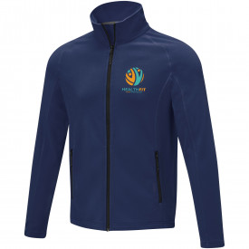 Zelus heren fleece jas-Navy