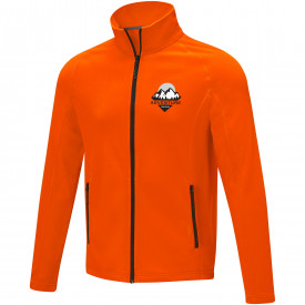 Zelus heren fleece jas-Oranje