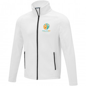 Zelus heren fleece jas-Wit
