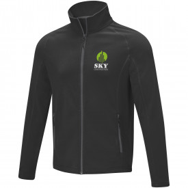Zelus heren fleece jas-Zwart