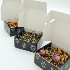 Zen & Tea bonbon box - gepersonaliseerd kaartje - geschenkverpakking