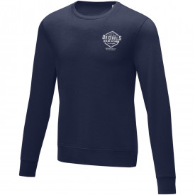 Zenon heren sweater met ronde hals-Navy