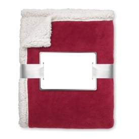 Plaid - 200gr/m² - polyester/sherpa - met lint