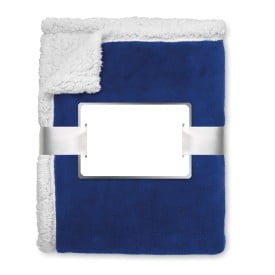 Plaid - 200gr/m² - polyester/sherpa - met lint