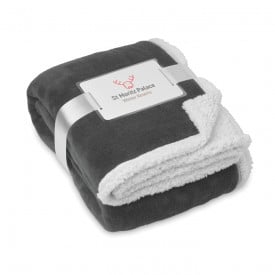 Plaid - 200gr/m² - polyester/sherpa - met lint