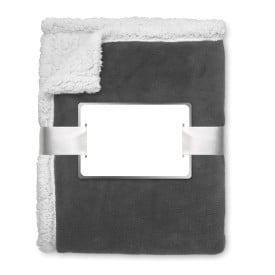 Plaid - 200gr/m² - polyester/sherpa - met lint