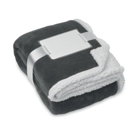 Plaid - 200gr/m² - polyester/sherpa - met lint