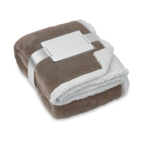 Plaid - 200gr/m² - polyester/sherpa - met lint