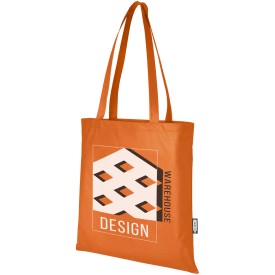 Zeus GRS gerecycled non woven conferentiedraagtas 6 l-Oranje