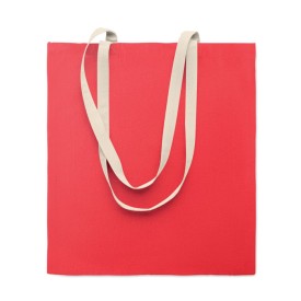 Zevra colour katoenen boodschappentas-Rood
