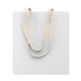 Zevra colour katoenen boodschappentas-Wit