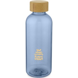 Ziggs 650 ml GRS sportfles van gerecycled plastic-Transparant blauw