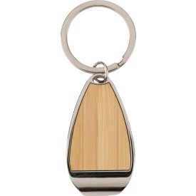Zinklegering sleutelhanger Aria-Bruin