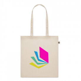 Zoco boodschappentas - recycled canvas - 140 g/m² - 42 x 38 cm - lange hengsels