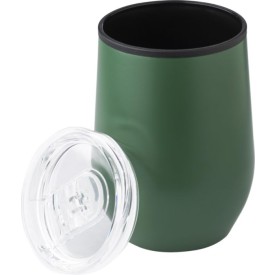 Zoe beker 300ml - RVS - met PS deksel