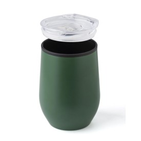 Zoe beker 300ml - RVS - met PS deksel