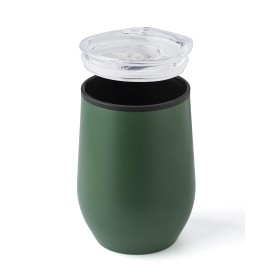 Zoe beker 300ml - RVS - met PS deksel