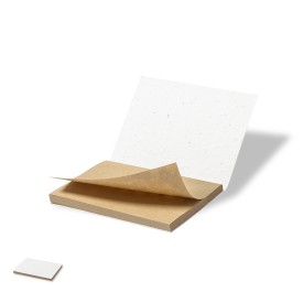 Zomek memoblok - 10 x 7.5 cm - 50 plakbriefjes - zaadpapier