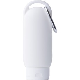 Zonnebrandcrème SPF 30 met karabijnhaak-Wit