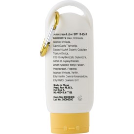Zonnebrandcrème - SPF 30 - 60 ml - met karabijnhaak