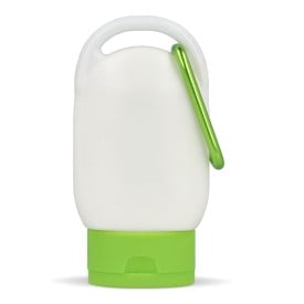 Zonnebrandlotion met Karabijnhaak SPF30 Gerecycled Materiaal-Lichtgroen