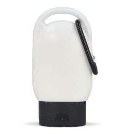 Zonnebrandlotion met Karabijnhaak SPF30 Gerecycled Materiaal-Zwart