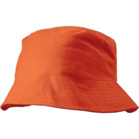 Zonnehoed katoen-Oranje-Zonder opdruk