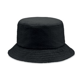 Zonnehoed papierstro-Zwart
