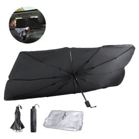 Zonnescherm Birdy - polyester UV - 140x78 cm - handmatig openen