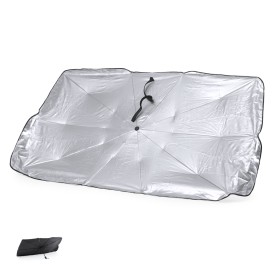 Zonnescherm Birdy - polyester UV - 140x78 cm - handmatig openen
