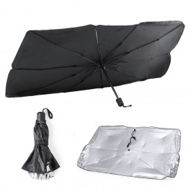 Zonnescherm Birdy - polyester UV - 140x78 cm - handmatig openen