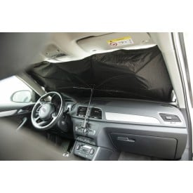 Zonnescherm Birdy - polyester UV - 140x78 cm - handmatig openen
