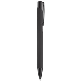 Alicante balpen - metaal - blauwe inkt - rubberised - soft touch
